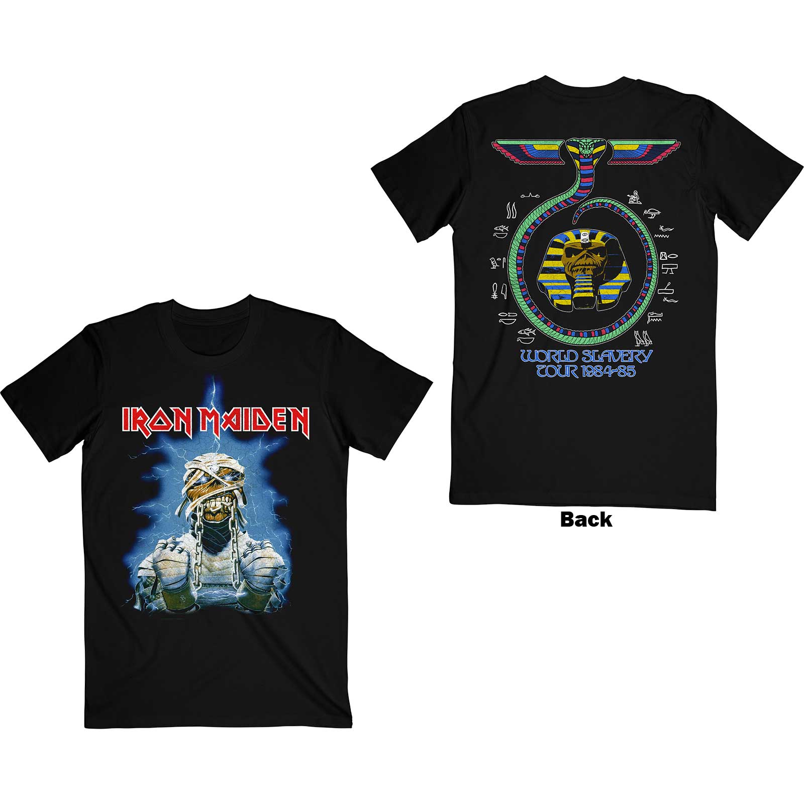 Iron Maiden Unisex T-Shirt World Slavery Tour