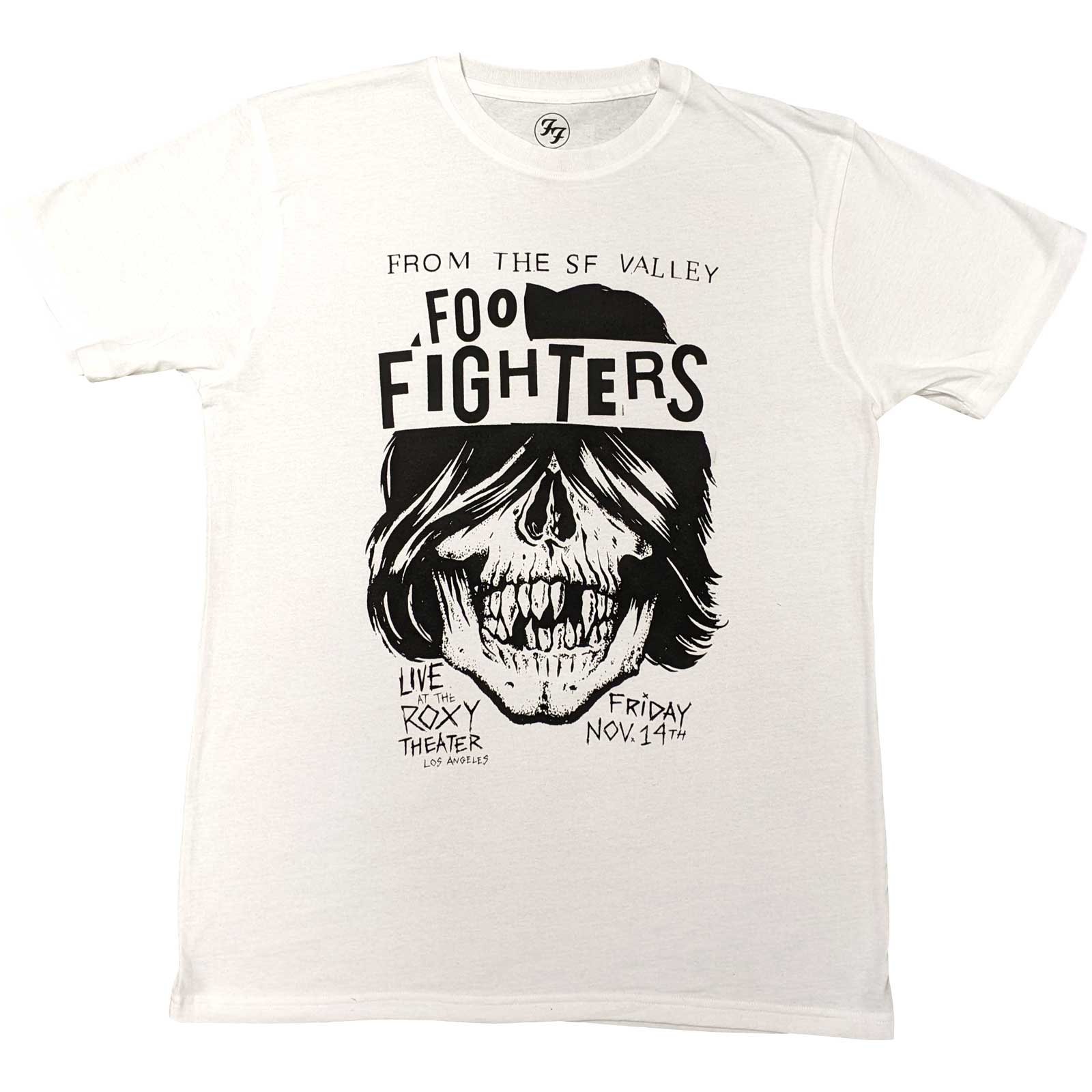 Foo Fighters Unisex T-Shirt Roxy Flyer White