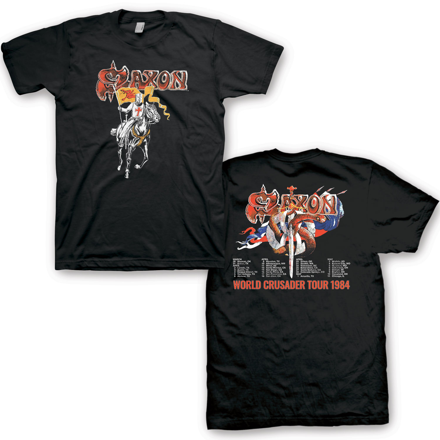 Saxon Vintage Crusader T-Shirt