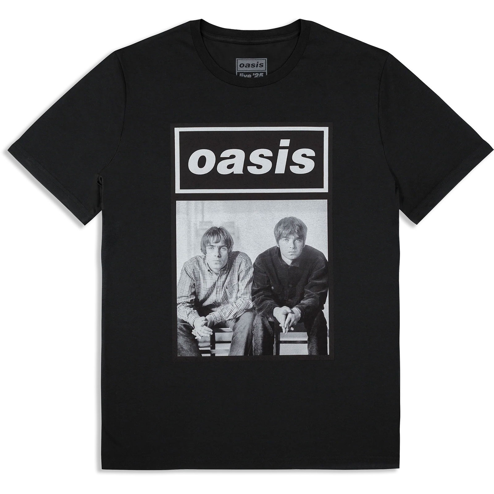 ◆UK限定◆oasis live '25 Wonderwall Tシャツ　L Oasis Unisex T-Shirt Wonderwall Live 25 World Tour (Black) (Back