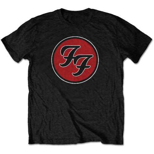 Foo Fighters Unisex T-Shirt FF Logo Black