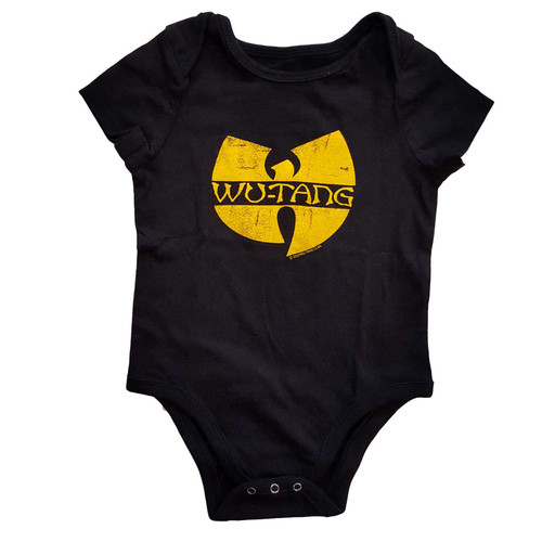 WuTang Clan Kids Infant Baby Romper Grow Logo Black
