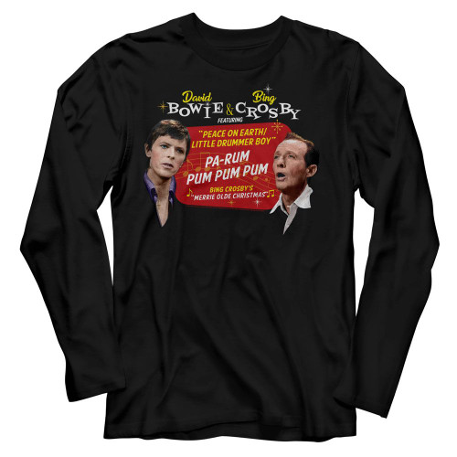 David Bowie Hammersmith Odeon Official Unisex Long Sleeve T-Shirt – Black, Size XL