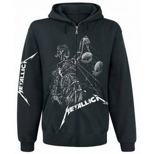 metallica zipper hoodie