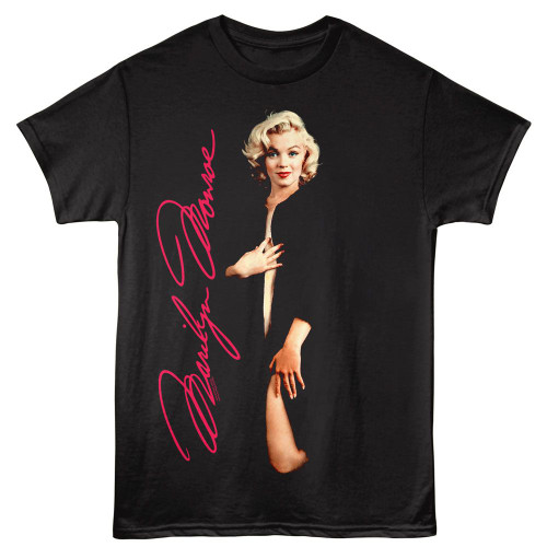Marilyn Monroe Sensual Black T-Shirt