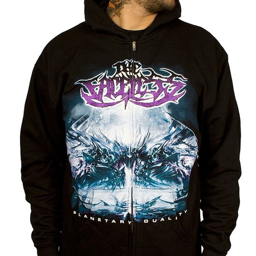 Faceless Planetary Duality Zipper Hoodie Sweatshirt