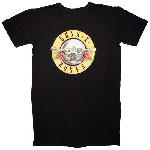 guns and roses t shirt dress Guns N' Roses Classic Band Logo T Shirt Dress, S