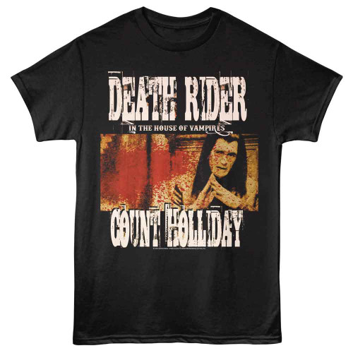 Death Rider in the House of Vampires Count Holliday Black T-Shirt