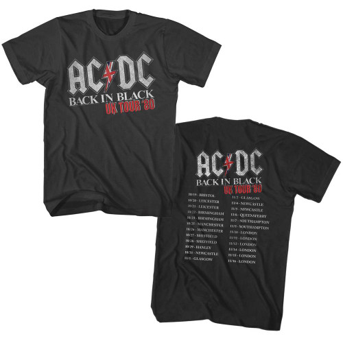 AC/DC 'Back In Black Album' (Black) T-Shirt