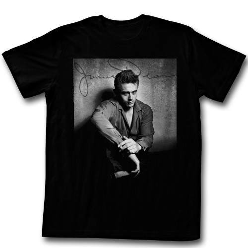 James Dean He's Dark N Stuff Black Adult T-Shirt