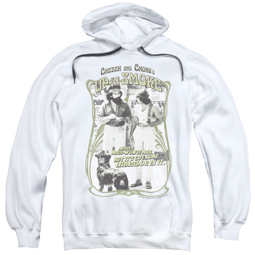 Cheeck and Chong Up In Smoke Labrador Adult Pullover Hoodie Sweatshirt