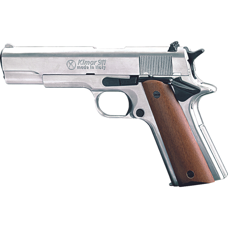 Kimar Mod. 911 8MM Semi-Auto Blank Firing Pistol - Nickel Finish Main Image
