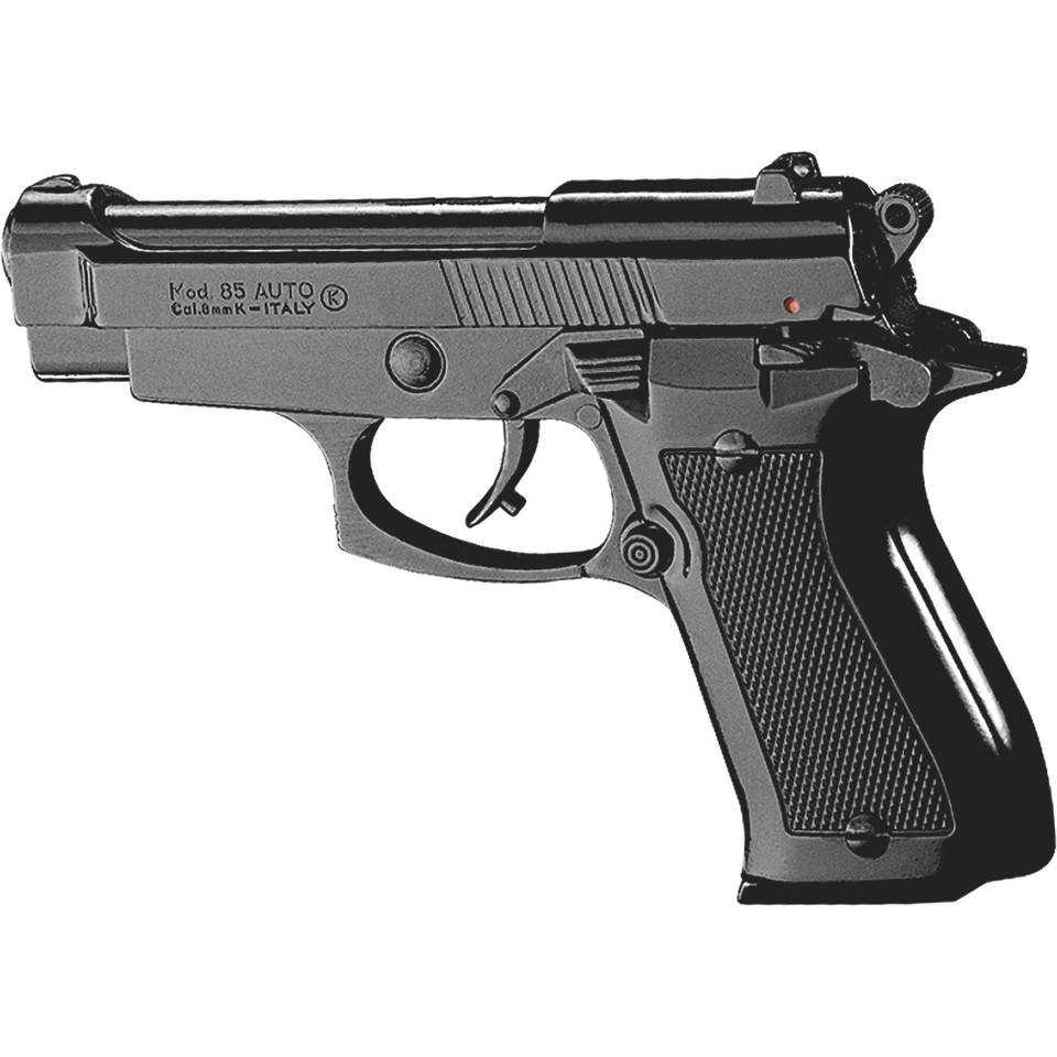 Kimar Mod. 85 8MM Semi-Auto Blank Firing Pistol - Black Finish Main Image