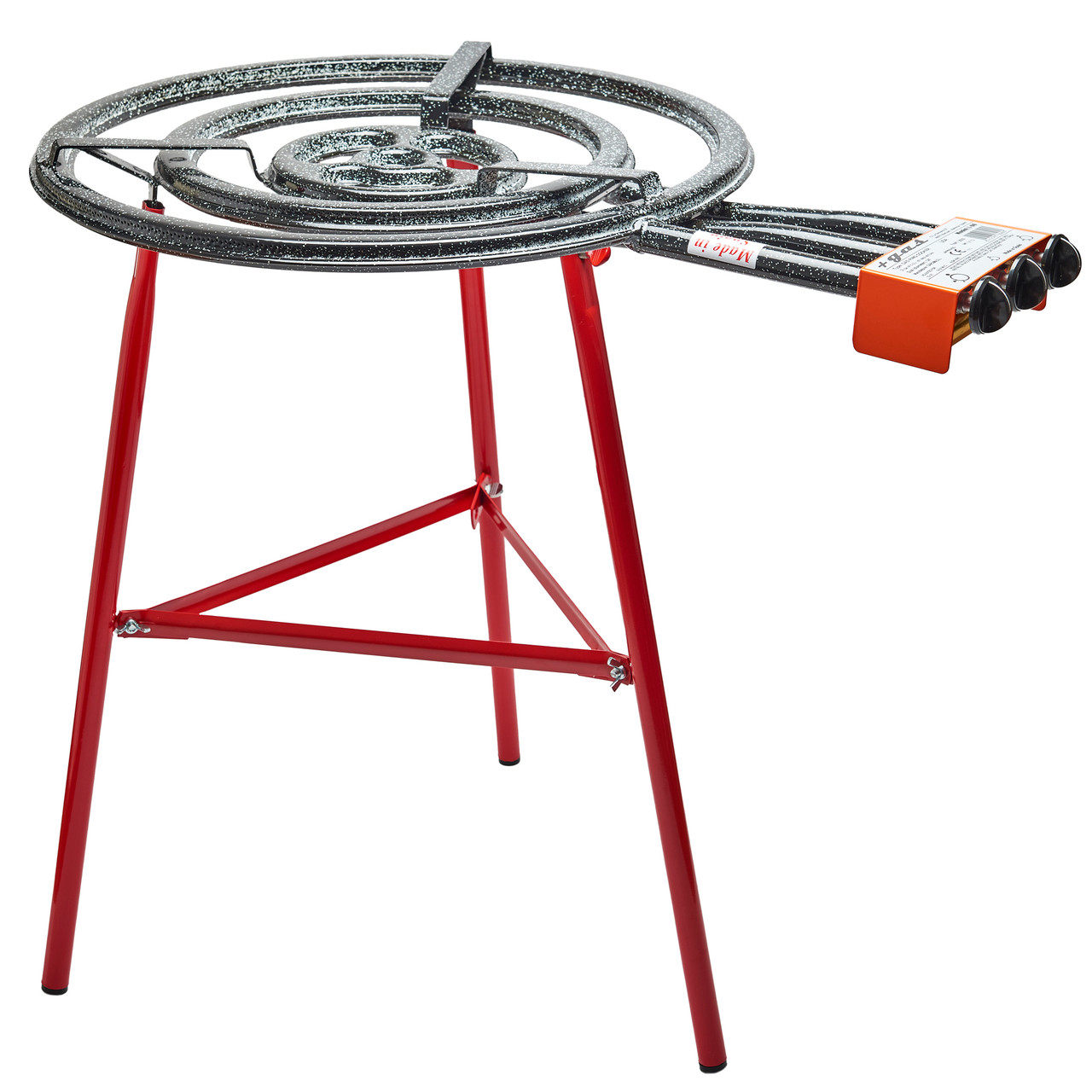 with L60 Double Model Reinforced La Extra-Large Tripod Flame Burner, Paella