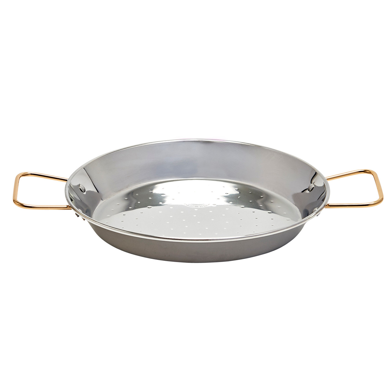 Spanish Paella polishing steel 28 to 50 cm easy cleaning paello Paella  Spain rice pan suitable for fire Gas and coal 28cm 30cm 32cm 34cm 36cm 38cm  40cm 42cm 50 cm from 4 to 13 rations