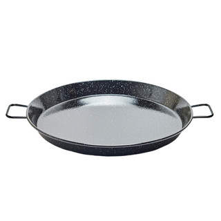 18" Enameled Steel Paella Pan from Spain (46 cm)