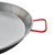 8" Carbon Steel Paella Pan with Red Handles from Spain (20 cm)