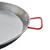 32" Carbon Steel Paella Pan with Red Handles from Spain (80 cm)