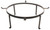 60 inch Carbon Steel Paella Pan with Red Handles from Spain (150 cm)