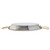 13" Stainless Steel Paella Pan with Gold Handles from Spain (32 cm)