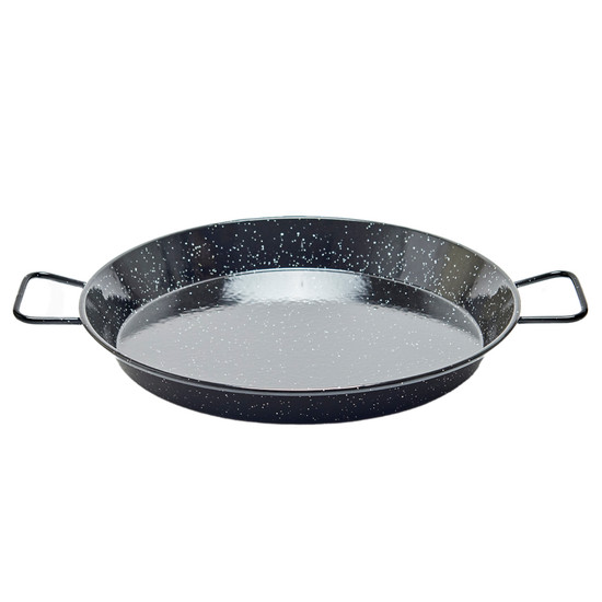 14" Enameled Steel Paella Pan from Spain (36 cm)