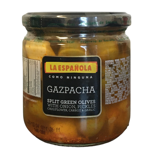 Gazpacha Split Green Olives