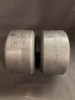 1/4 Scale Wheel & Tire Set 12 Spoke Black/Chrome (4)