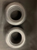 1/4 Scale Wheel & Tire Set 6 Spoke Chrome/Chrome (4)