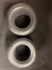 1/4 Scale Wheel & Tire Set 12 Spoke Chrome/Chrome (4)