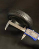 1/4 Scale Wheel & Tire Set 12 Spoke Gold / Chrome (4)