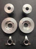 1/4 Scale Rear Disc Wheel Drum Knock Offs (2)