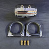 1/4 Scale Chrome Fuel Tank with Brackets