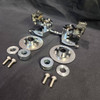 1/4 Scale Axle Carriers With Brackets, Calipers, Brake Discs, Collars & Hardware