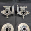 1/4 Scale Axle Carriers With Brackets, Calipers, Brake Discs, Collars & Hardware