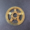 1/4 Scale 5 spoke Wheel Centre Gold (1)