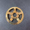 1/4 Scale 5 spoke Wheel Centre Gold (1)