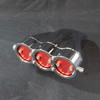 1/4 Scale V8 Aluminium Triple Injector Hat Chrome