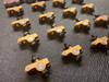 1/4 Scale V8 Gold Roller Rocker Set (16) with Plates (2)