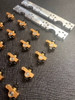 1/4 Scale V8 Gold Roller Rocker Set (16) with Plates (2)