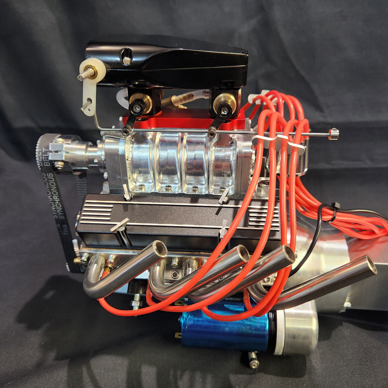 1/4 Scale V8 Assembled Engine with Supercharger
