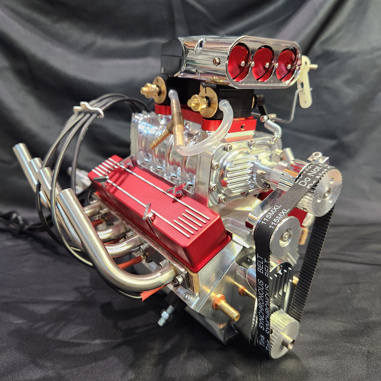 1/4 Scale V8 Assembled Engine with Supercharger