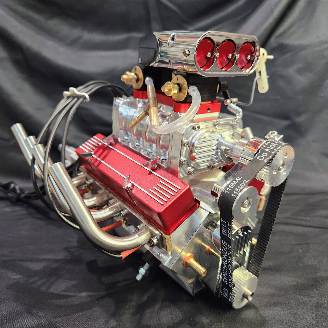 1/4 Scale V8 Assembled Engine with Supercharger