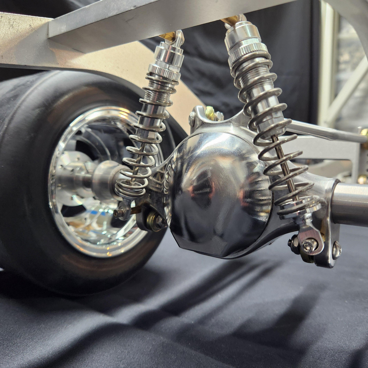1/4 Scale 1934 Ford Roller assembled with LSD 9 Inch Rear End