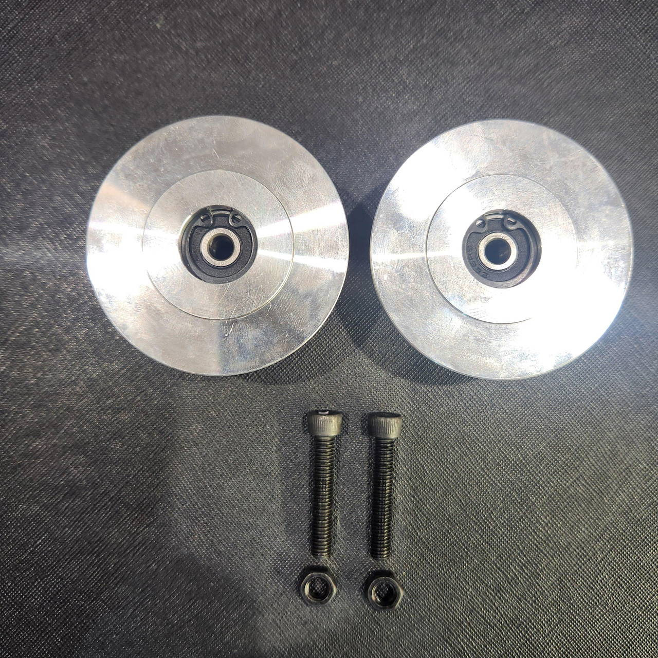 1/4 Scale Front Disc Wheel Drum Knock Offs With Bearings (2)