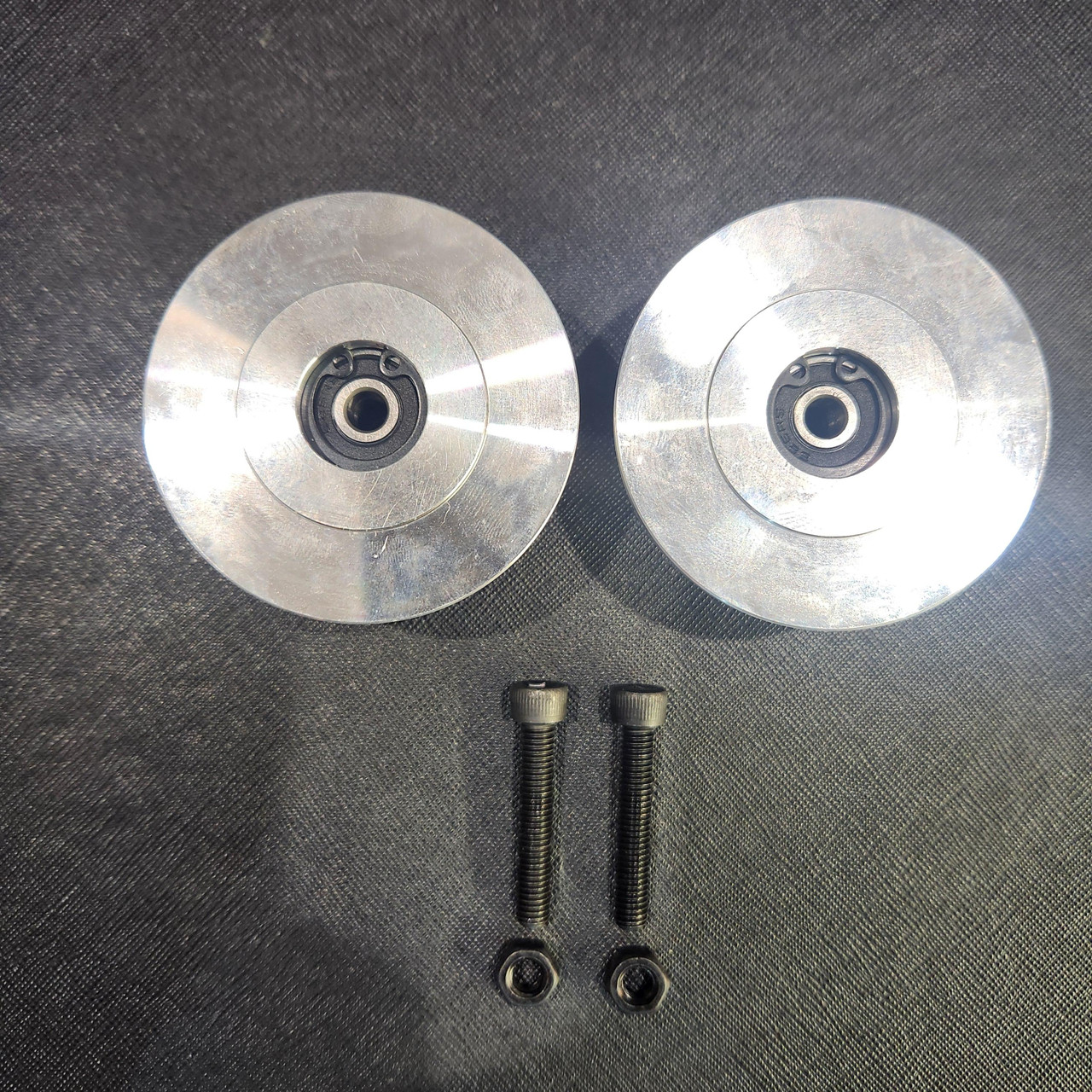 1/4 Scale Front Disc Wheel Drum Knock Offs With Bearings (2)