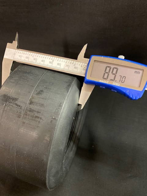 1/4 Scale 3 1/2” Wide Tires (3" Inner) With Inserts (2)