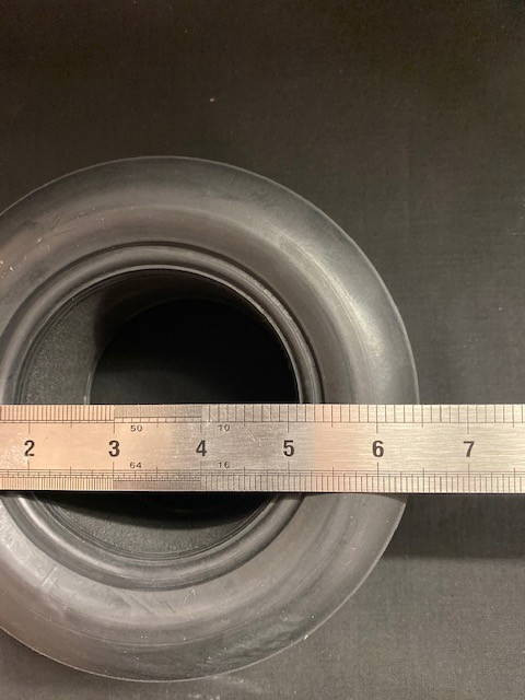 1/4 Scale 3 1/2” Wide Tires (3" Inner) With Inserts (2)
