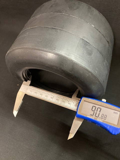 1/4 Scale 4 1/2” Wide Tires (4" Inner) With Inserts (2)