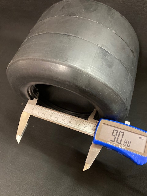 1/4 Scale 4 1/2” Wide Tires (4" Inner) With Inserts (2)