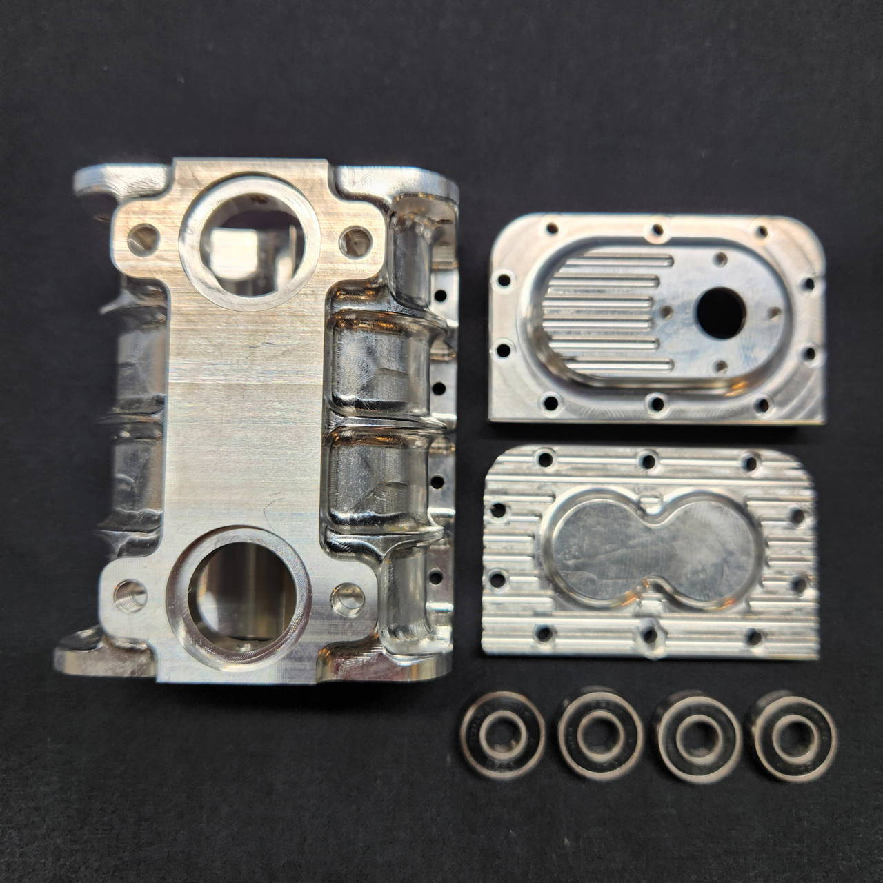 1/4 Scale V8 Billet Supercharger Body Set